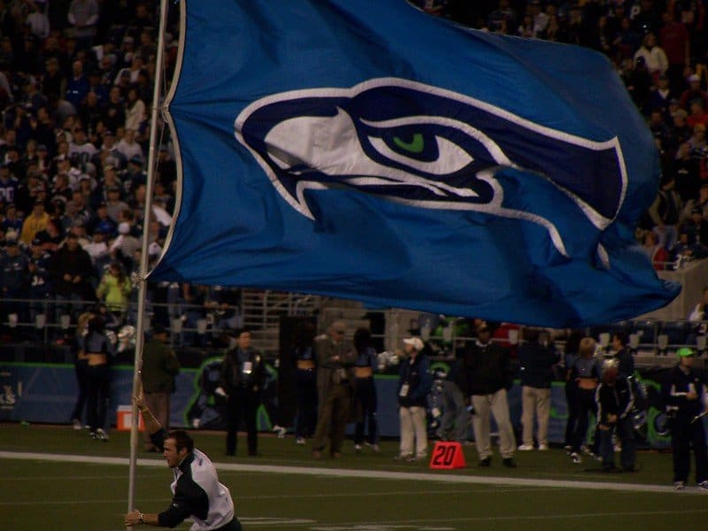 NFL Seattle Seahawks Tall Team Flags