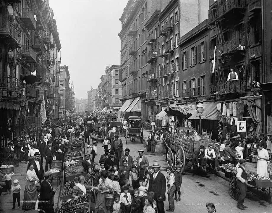 New York, NY - November 9, 2020: Street vendors sell counterfeits