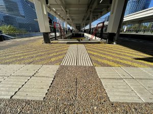 visual impairment trains Netherlands