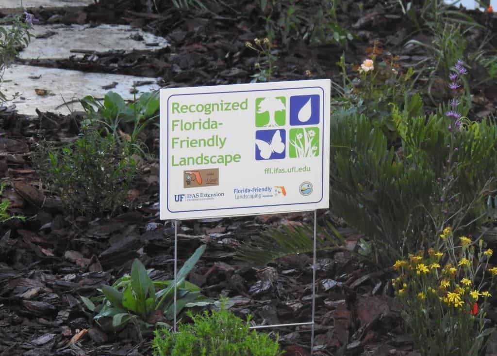 Florida-friendly landscape sign