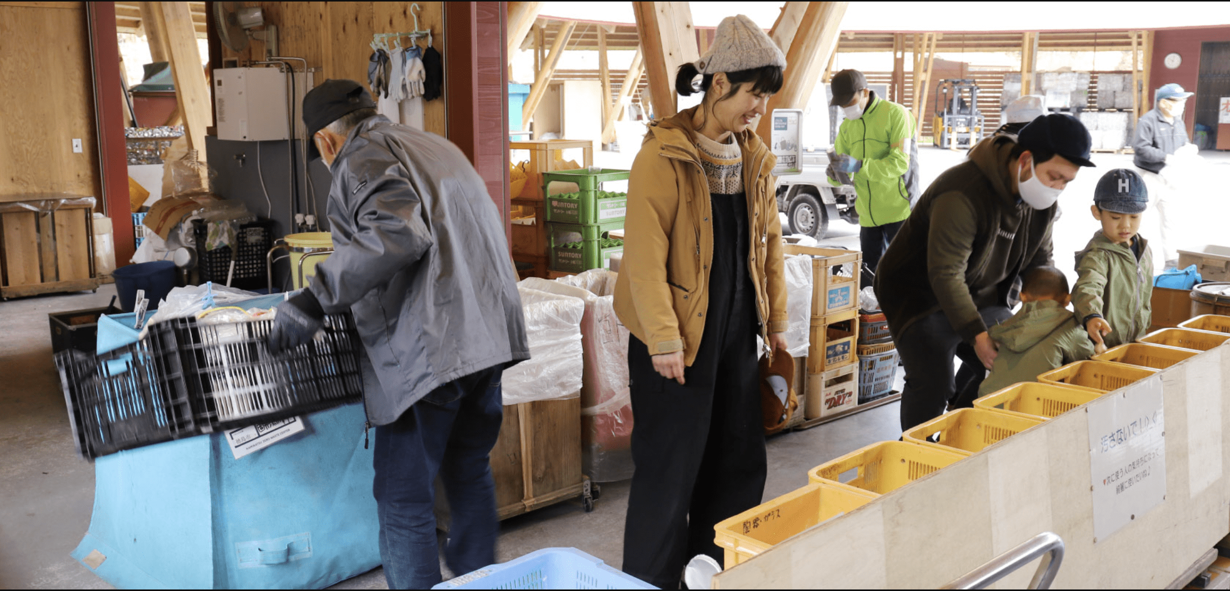 The Zero Waste Center in Kamikatsu, Japan, looks like a peculiar kind of flea market: everything from metal ring pulls to plastic bottle lids, mirrors