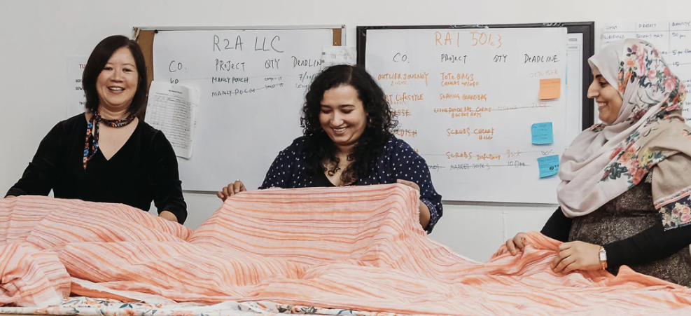 From Textile Waste to Refugee Livelihoods