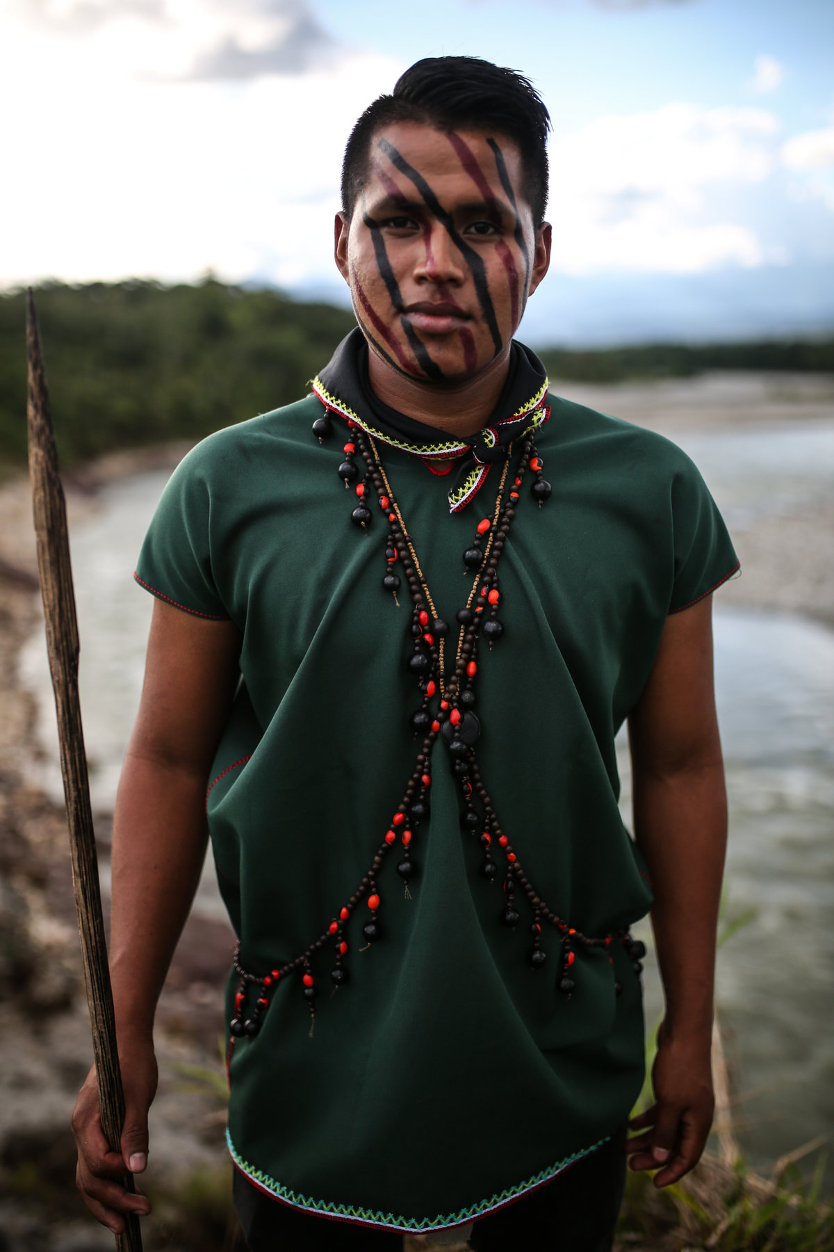A member of the Indigenous guard