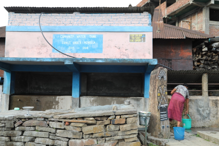 A municipal water facility in Khonoma