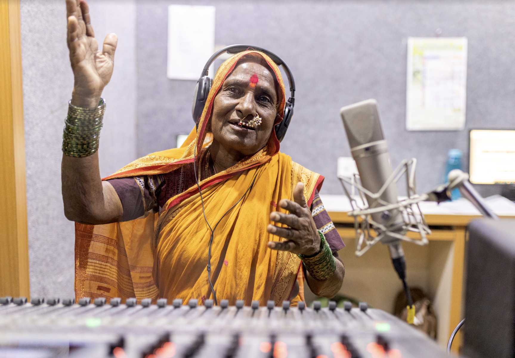 Seventy-year-old radio jockey Kerabai.