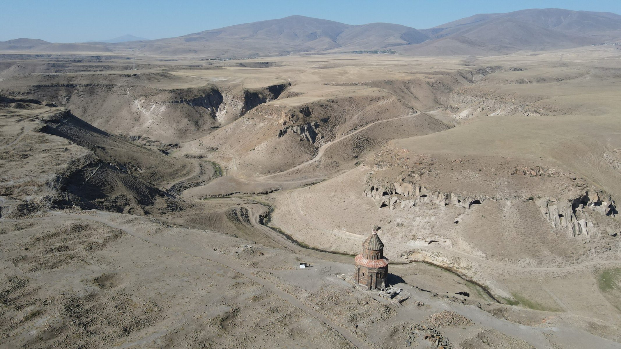 A view of the Ani ruins in eastern Turkey.