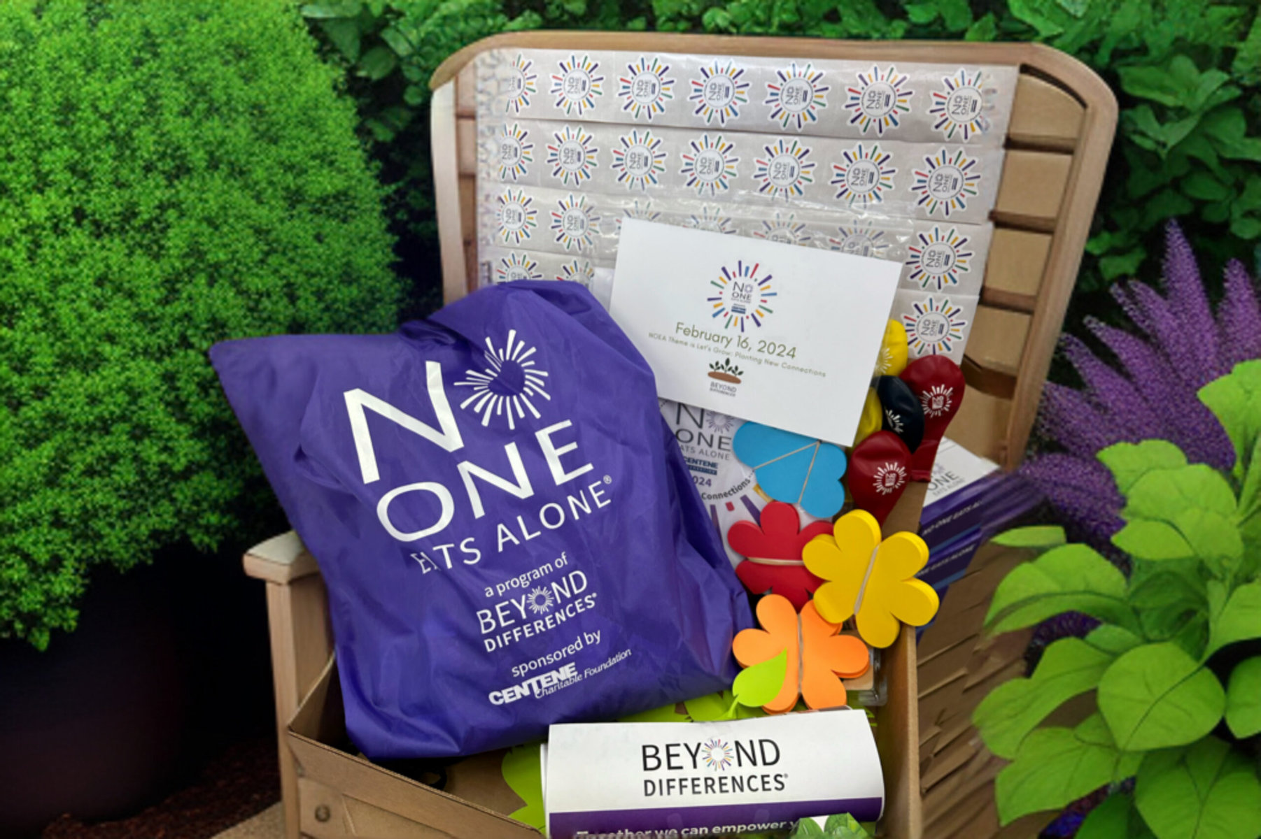 A Belonging Box for this year's No One Eats Alone Day. 