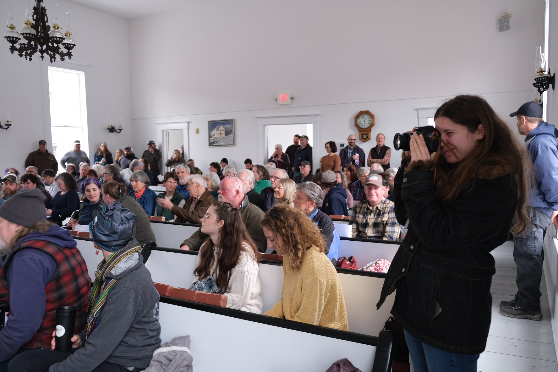 UVM student reporters covered an unusually busy Town Meeting Day in the small town of Stockbridge.