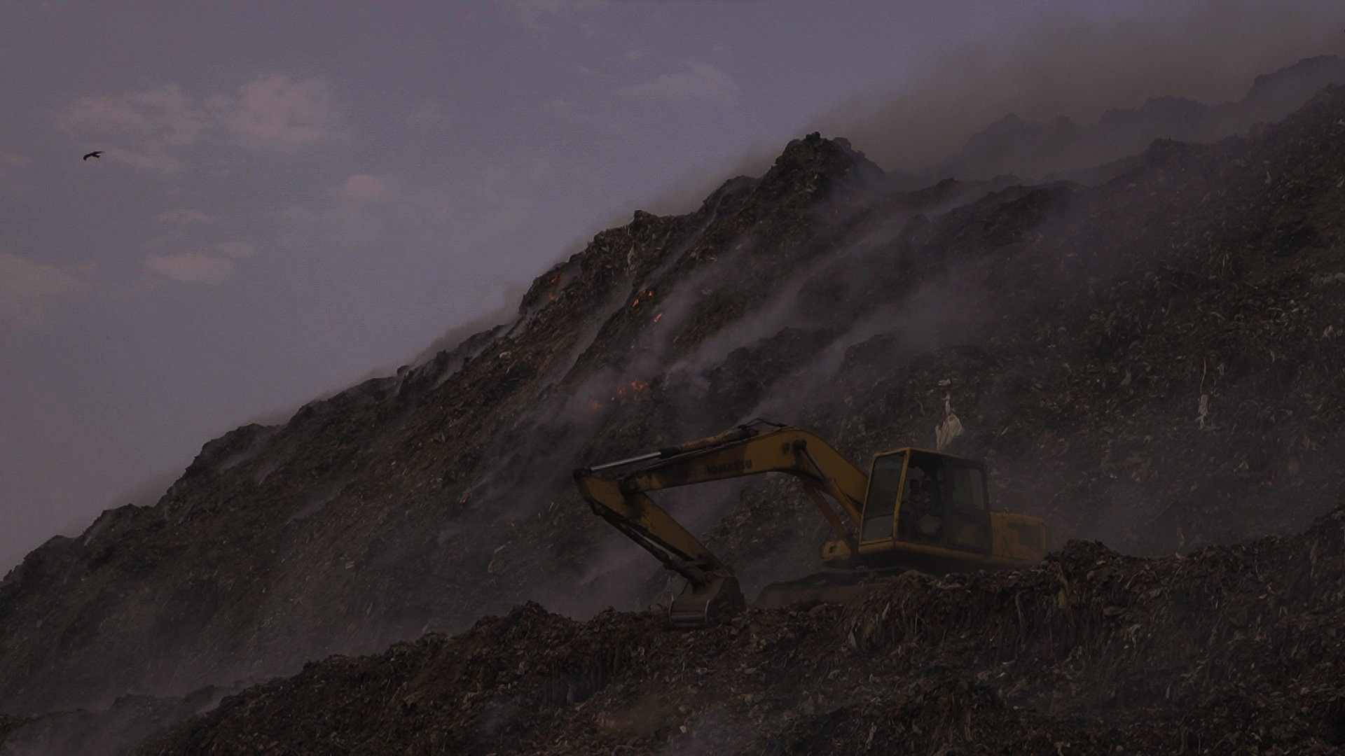 A landfill site in Delhi.