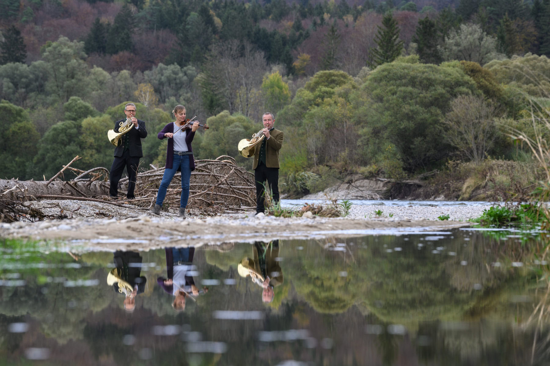 A concert on the River Isar