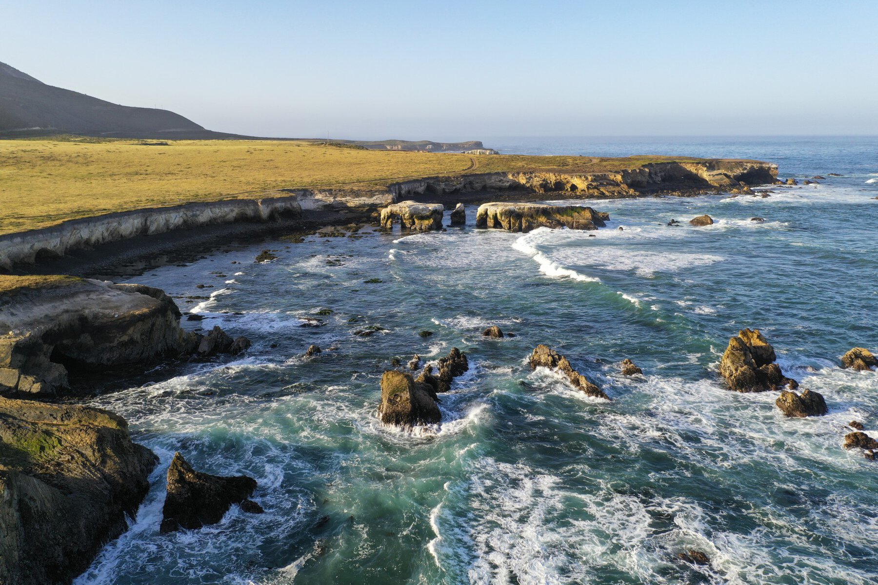 A view of the proposed marine sanctuary near Montaña de Oro State Park in San Luis Obispo County.