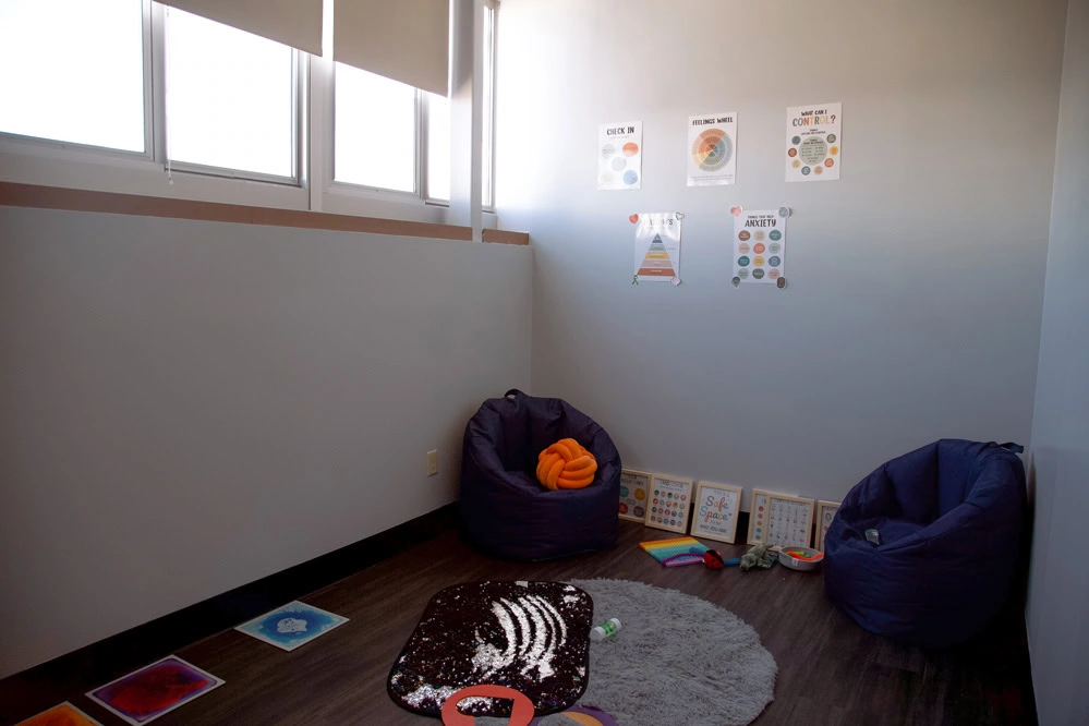 Inside Baldwin’s wellness center, where students of all ages meet with psychologists and trained therapists for free.