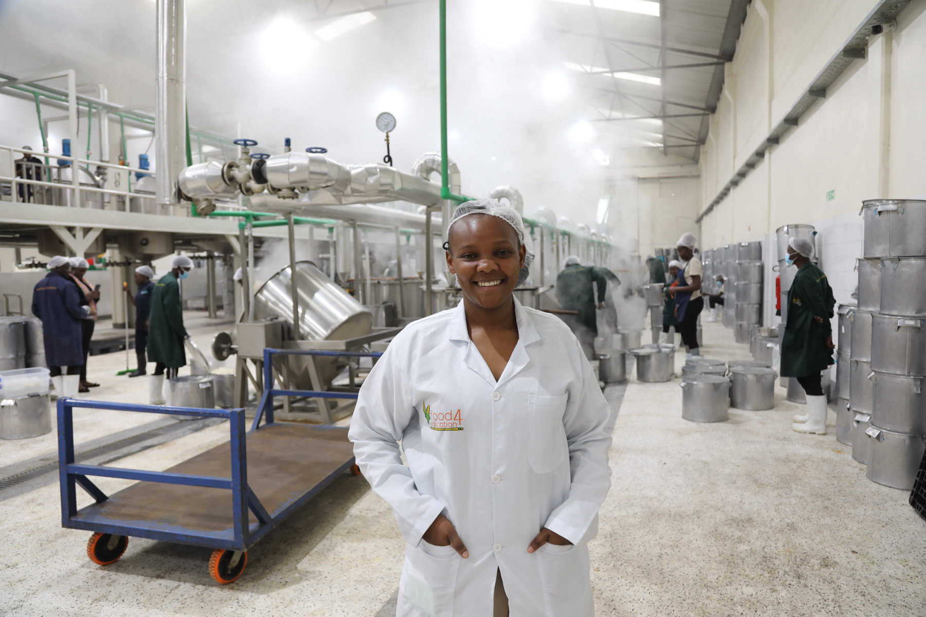 Carol Kinuthia, the 24-year-old manager of the Giga Kitchen.