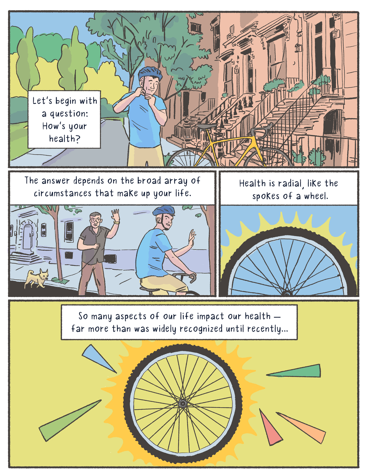 Wellness as a Wheel: A Comic About Whole-Person Health