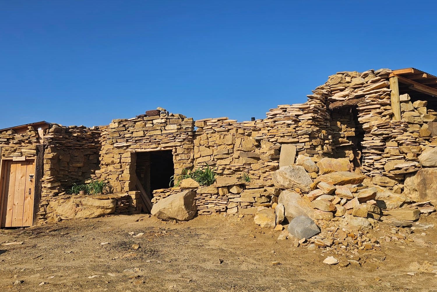 Kotutwa Johnson’s stone farm house. 